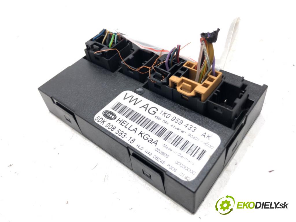 VW JETTA III (1K2) 2004 - 2013    2.0 FSI 110 kW [150 KM] benzyna 2005 - 2010  Modul komfortu 1K0959433AK (Moduly komfortu)