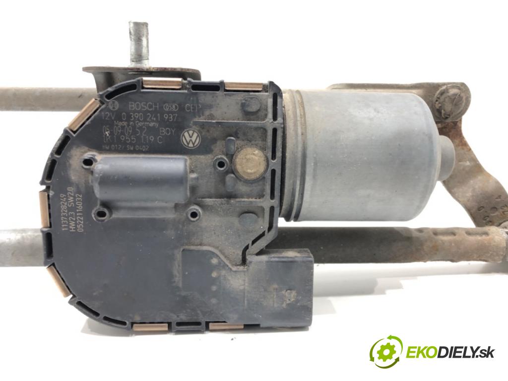 VW JETTA III (1K2) 2004 - 2013    2.0 FSI 110 kW [150 KM] benzyna 2005 - 2010  Mechanizmus stieračov predný 1K1955023F (Motorčeky stieračov predné)