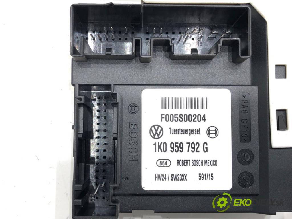 VW JETTA III (1K2) 2004 - 2013    2.0 FSI 110 kW [150 KM] benzyna 2005 - 2010  motor sťahovaní okna pravý přední část 1K0959792G