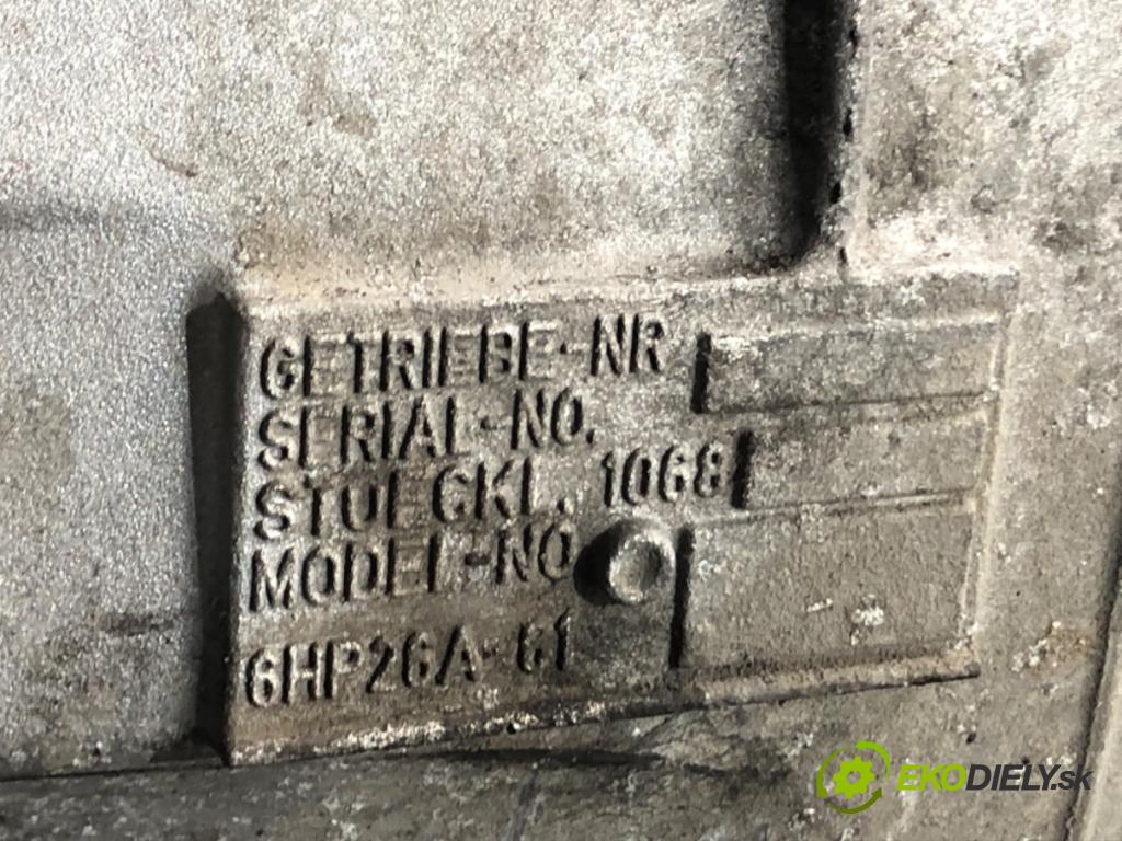 AUDI A8 D3 (4E2, 4E8) 2002 - 2010    4.2 TDI quattro 240 kW [326 KM] olej napędowy 2005 - 2010  Prevodovka 6HP26A (Prevodovky)