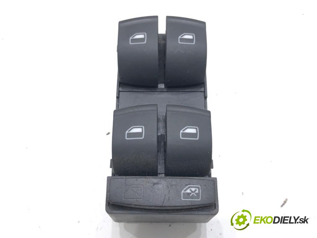AUDI A8 D3 (4E2, 4E8) 2002 - 2010    4.2 TDI quattro 240 kW [326 KM] olej napędowy 2005 - 2010  Prepínač okien 4E0959851B (Prepínače, spínače, tlačidlá a ovládače kúrenia)