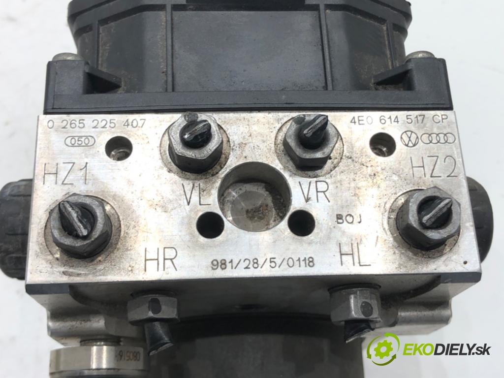 AUDI A8 D3 (4E2, 4E8) 2002 - 2010    4.2 TDI quattro 240 kW [326 KM] olej napędowy 2005 - 2010  Pumpa ABS 4E8814517CP (Pumpy ABS)