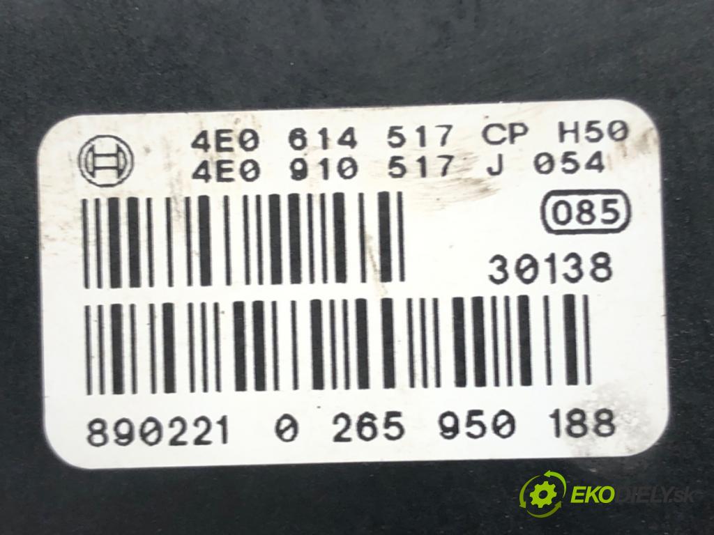 AUDI A8 D3 (4E2, 4E8) 2002 - 2010    4.2 TDI quattro 240 kW [326 KM] olej napędowy 2005 - 2010  Pumpa ABS 4E8814517CP (Pumpy ABS)