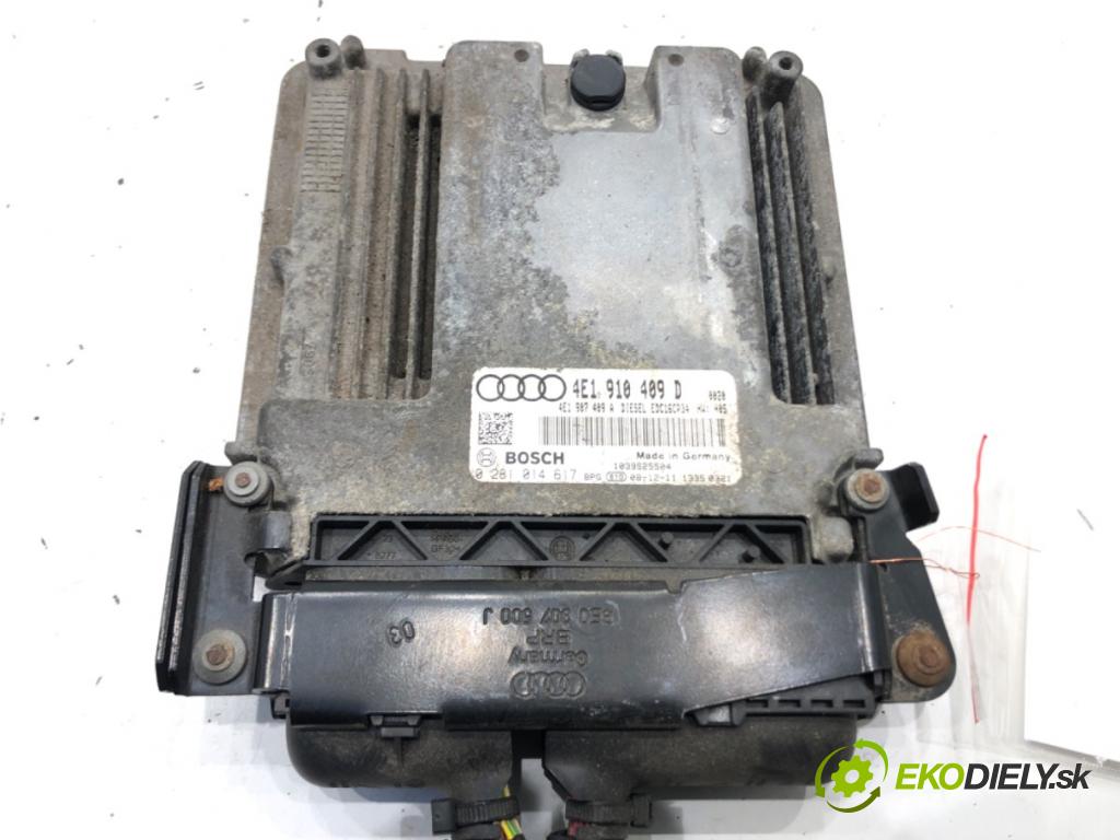 AUDI A8 D3 (4E2, 4E8) 2002 - 2010    4.2 TDI quattro 240 kW [326 KM] olej napędowy 2005 - 2010  riadiaca jednotka Motor 4E1910409D 0281014617 (Riadiace jednotky)