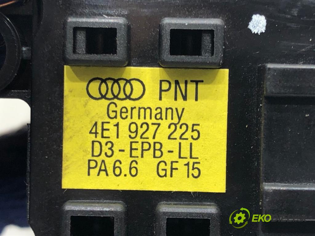 AUDI A8 D3 (4E2, 4E8) 2002 - 2010    4.2 TDI quattro 240 kW [326 KM] olej napędowy 2005 - 2010  Prepínač brzdy ručnej brzdy 4E1927225 (Prepínače, spínače, tlačidlá a ovládače kúrenia)