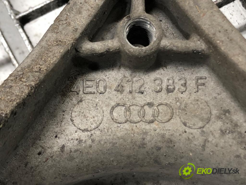 AUDI A8 D3 (4E2, 4E8) 2002 - 2010    4.2 TDI quattro 240 kW [326 KM] olej napędowy 2005 - 2010  Uchytenie Držiak tlmiča predný pravé 4E0412383F
