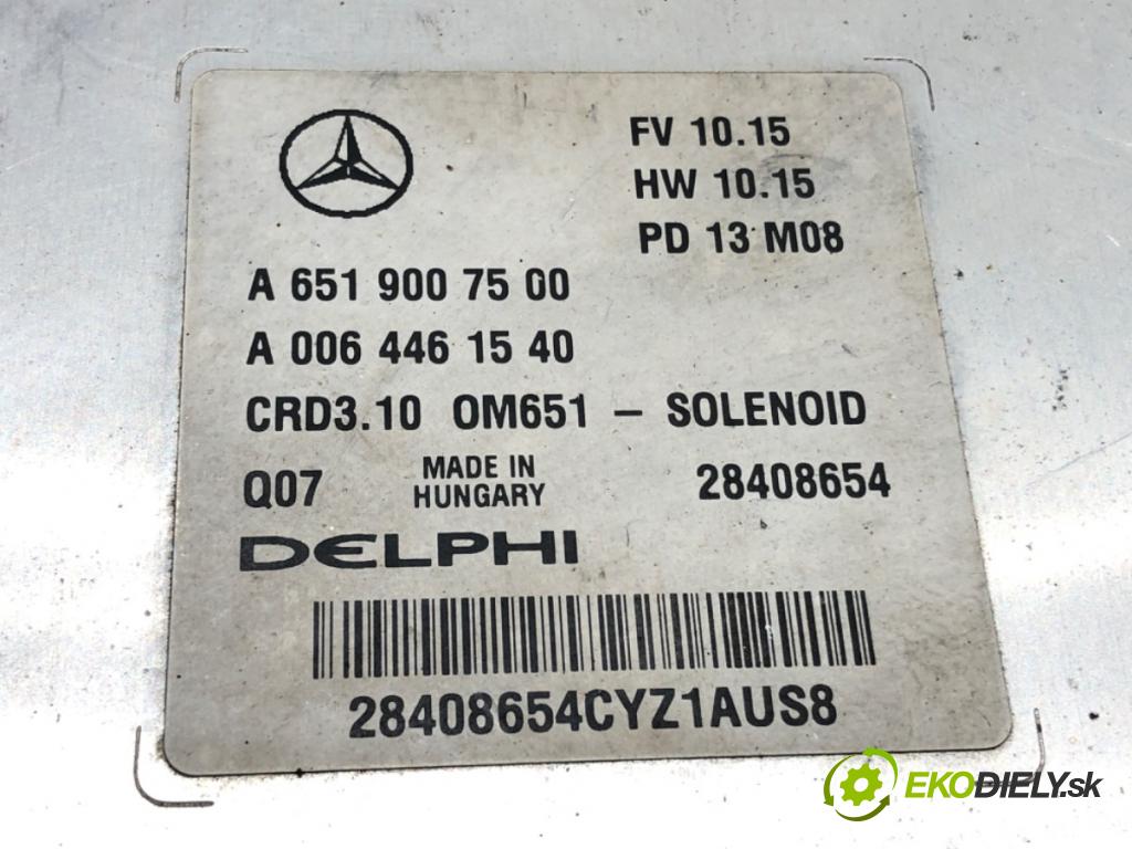 MERCEDES-BENZ KLASA C (W204) 2007 - 2015    C 220 CDI (204.002) 125 kW [170 KM] olej napędowy 2008 - 2014  riadiaca jednotka Motor A6519007500 (Riadiace jednotky)