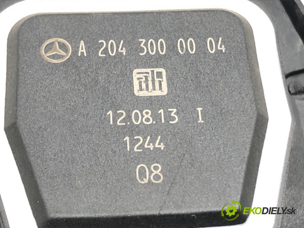 MERCEDES-BENZ KLASA C (W204) 2007 - 2015    C 220 CDI (204.002) 125 kW [170 KM] olej napędowy 2008 - 2014  Potenciometer plynu A2043000004 (Pedále)