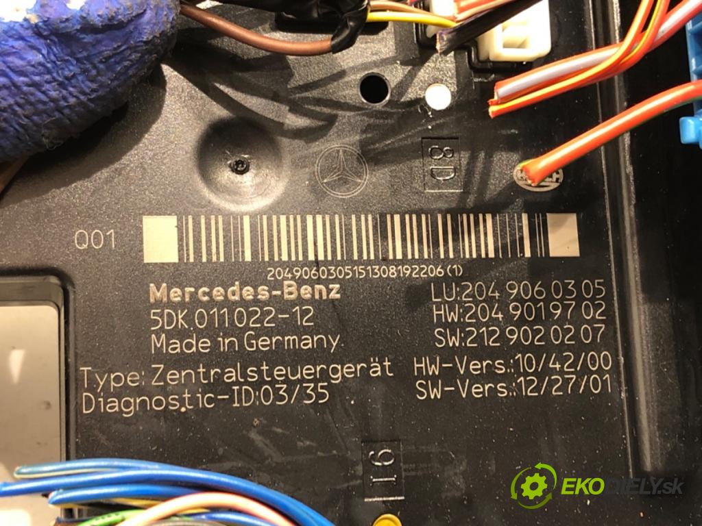 MERCEDES-BENZ KLASA C (W204) 2007 - 2015    C 220 CDI (204.002) 125 kW [170 KM] olej napędowy 2008 - 2014  Modul SAM 2049060305 (Ostatné)