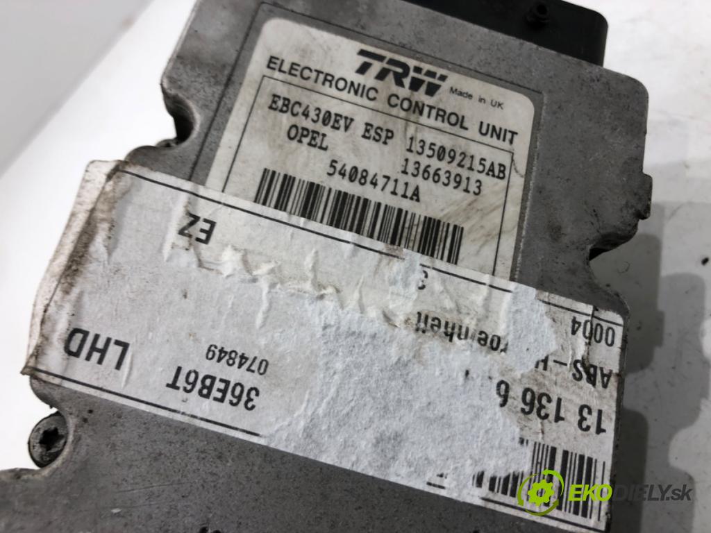 OPEL VECTRA C Kombi (Z02) 2003 - 2009    1.9 CDTI (F35) 88 kW [120 KM] olej napędowy 2004 - 2009  Pumpa ABS 13136694 (Pumpy ABS)