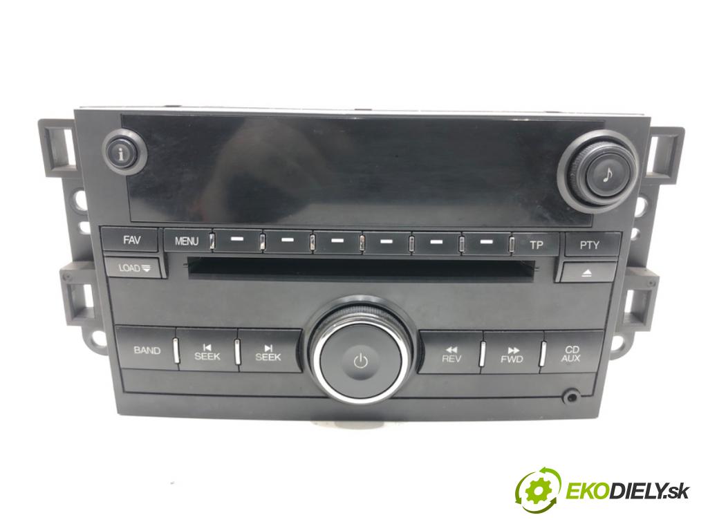 CHEVROLET EPICA (KL1_) 2004 - 2011    2.5 115 kW [156 KM] benzyna 2006 - 2011  RADIO 96628287 (Audio zariadenia)