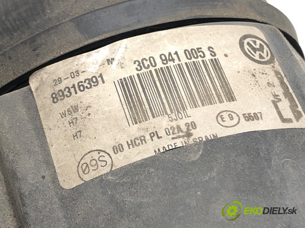 VW PASSAT B6 Variant (3C5) 2005 - 2011    2.0 TDI 103 kW [140 KM] olej napędowy 2005 - 2009  Svetlomet ľavy predný 3C0941005S