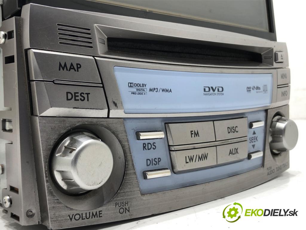 SUBARU OUTBACK (BR) 2009 - 2022    3.6 R AWD (BRF) 191 kW [260 KM] benzyna 2009 - 2022  RADIO Navigácia 86271AJ400 (Audio zariadenia)