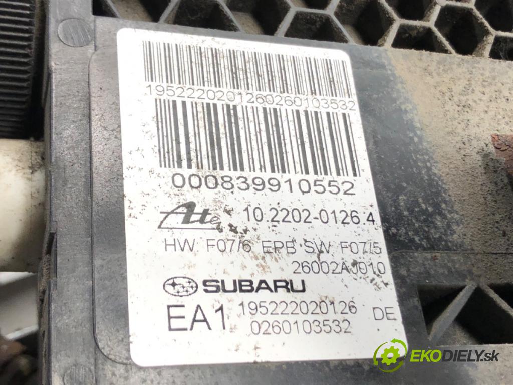 SUBARU OUTBACK (BR) 2009 - 2022    3.6 R AWD (BRF) 191 kW [260 KM] benzyna 2009 - 2022  BRZDA: ručný elektrický 26002AJ010 (Ručné brzdy)