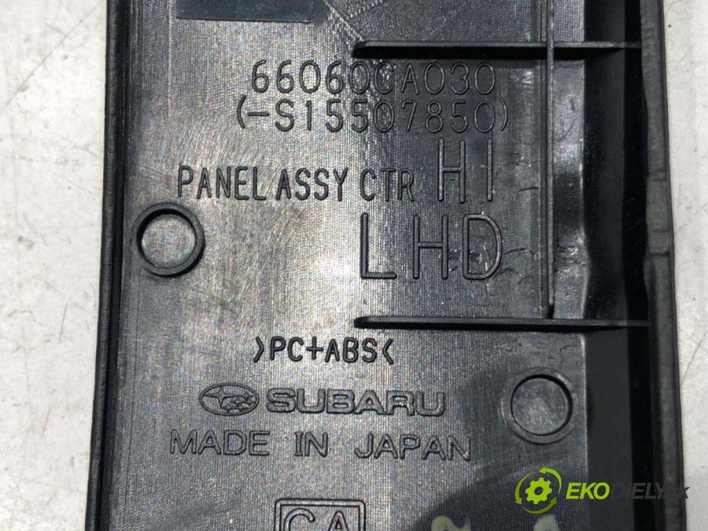 SUBARU BRZ 2012 - 2022    2.0 (ZC6) 147 kW [200 KM] benzyna 2012 - 2022  lišty kryt 66180CA020 (Lišty)