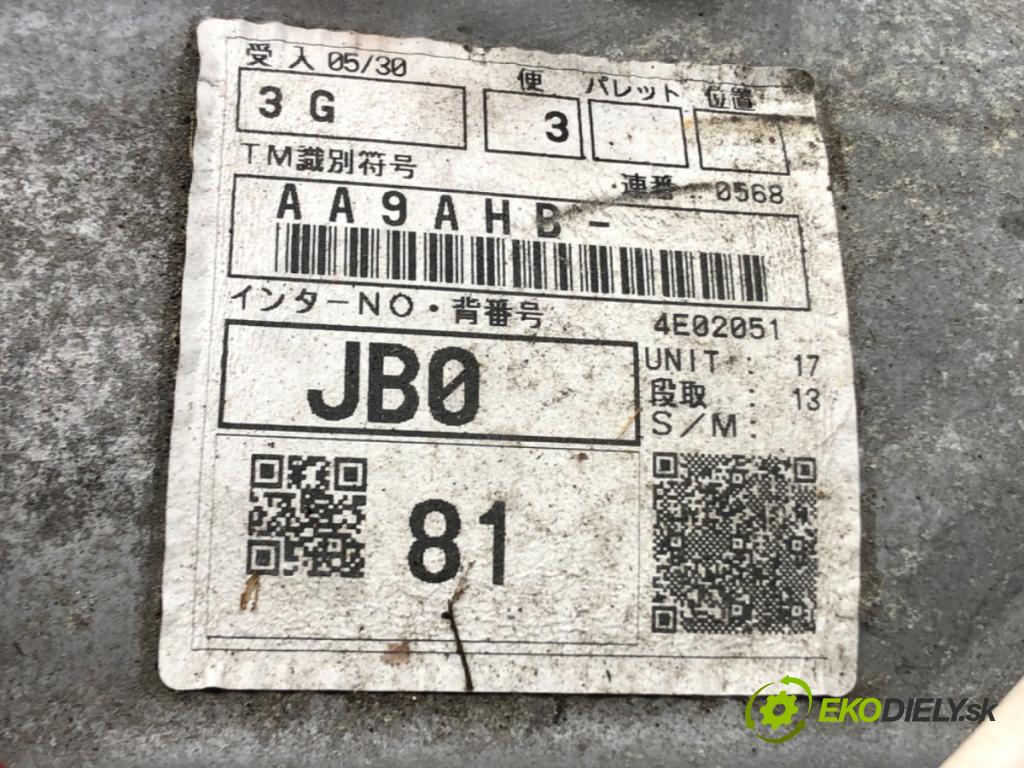 SUBARU BRZ 2012 - 2022    2.0 (ZC6) 147 kW [200 KM] benzyna 2012 - 2022  Prevodovka AA9AHB (Prevodovky)