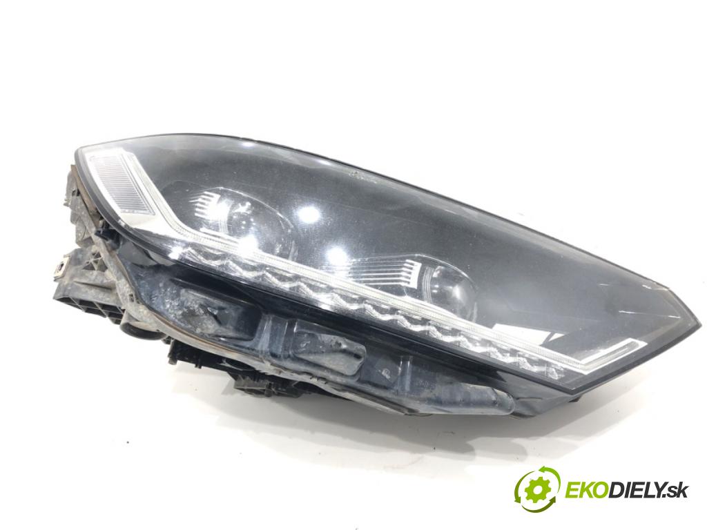 VW PASSAT B8 (3G2, CB2) 2014 - 2022    1.4 TSI 110 kW [150 KM] benzyna 2014 - 2022  Svetlomet pravy predný PLNÉ: LED 3G1941082C