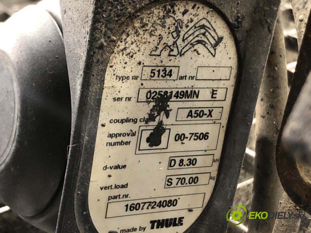 PEUGEOT 4008 2012 - 2022    1.8 HDi 110 kW [150 KM] olej napędowy 2012 - 2022  Hák ťažné zariadenie 1607724080 (Ťažné zariadenia)