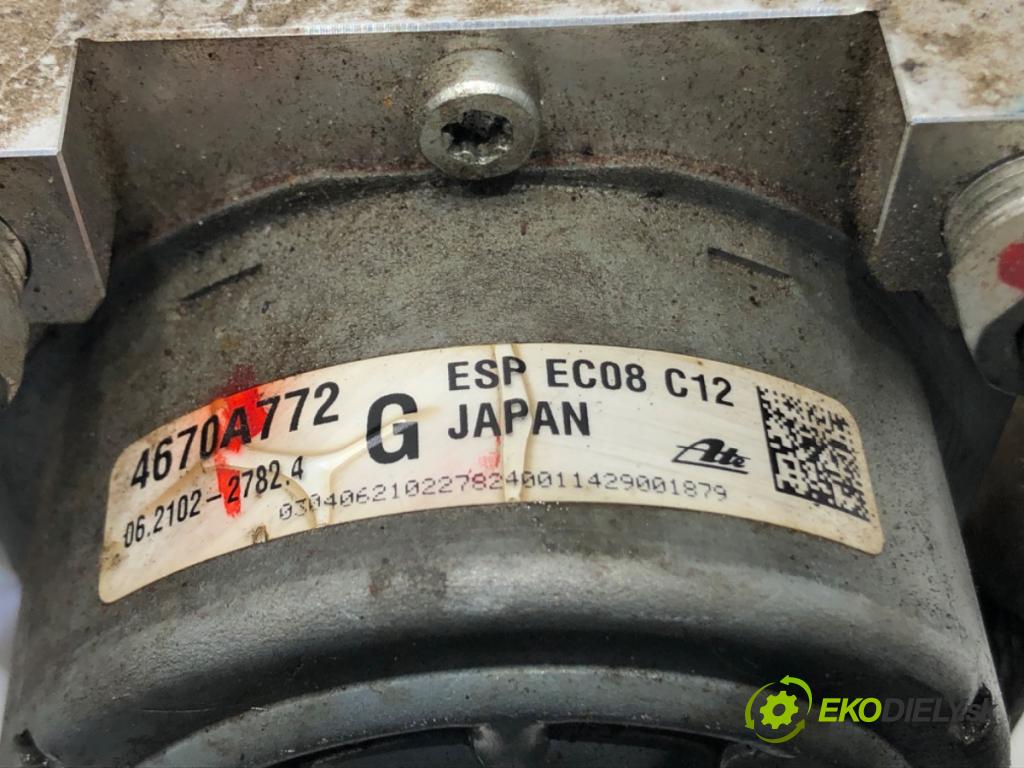 PEUGEOT 4008 2012 - 2022    1.8 HDi 110 kW [150 KM] olej napędowy 2012 - 2022  Pumpa ABS 4670A772 (Pumpy ABS)
