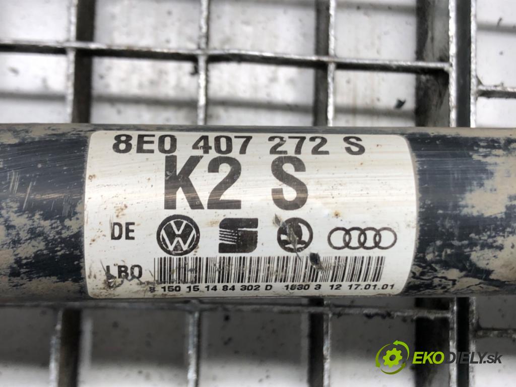AUDI A4 B6 (8E2) 2000 - 2005    1.9 TDI 96 kW [130 KM] olej napędowy 2000 - 2004  Poloos pravy predný 8E0407272S