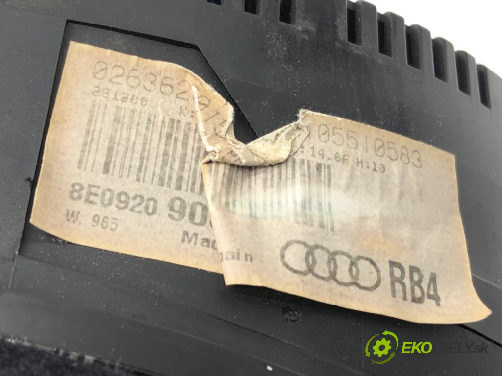 AUDI A4 B6 (8E2) 2000 - 2005    1.9 TDI 96 kW [130 KM] olej napędowy 2000 - 2004  Prístrojovka 1036901830 (Prístrojové dosky, displeje)