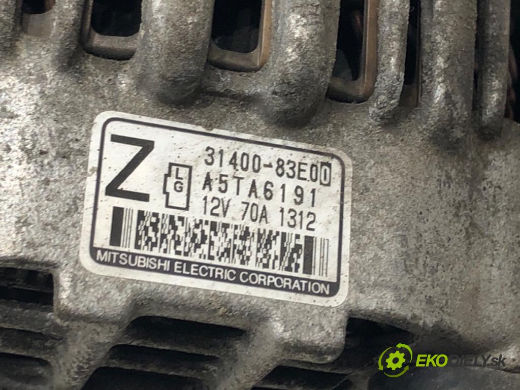SUZUKI WAGON R+ liftback (MM) 2000 - 2022    1.3 (RB 413) 56 kW [76 KM] benzyna 2000 - 2004  Alternátor 31400-83E00 (Alternátory)