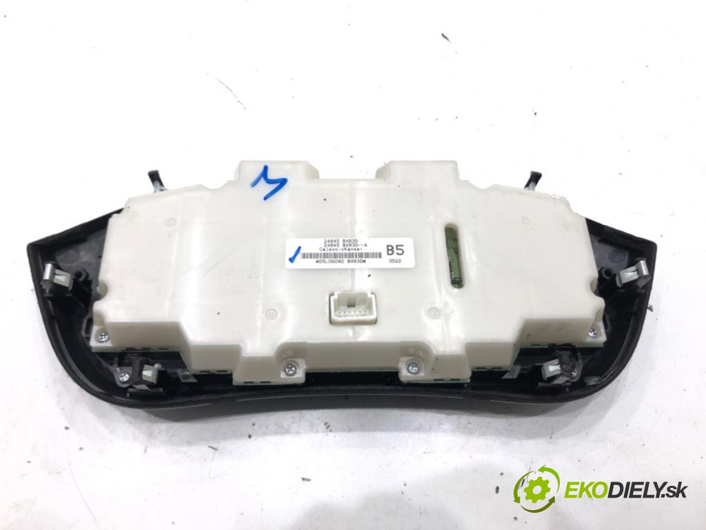 NISSAN JUKE (F15) 2010 - 2022    1.6 DIG-T 140 kW [190 KM] benzyna 2010 - 2022  Panel ovládania kúrenia 24845-BX83D (Prepínače, spínače, tlačidlá a ovládače kúrenia)