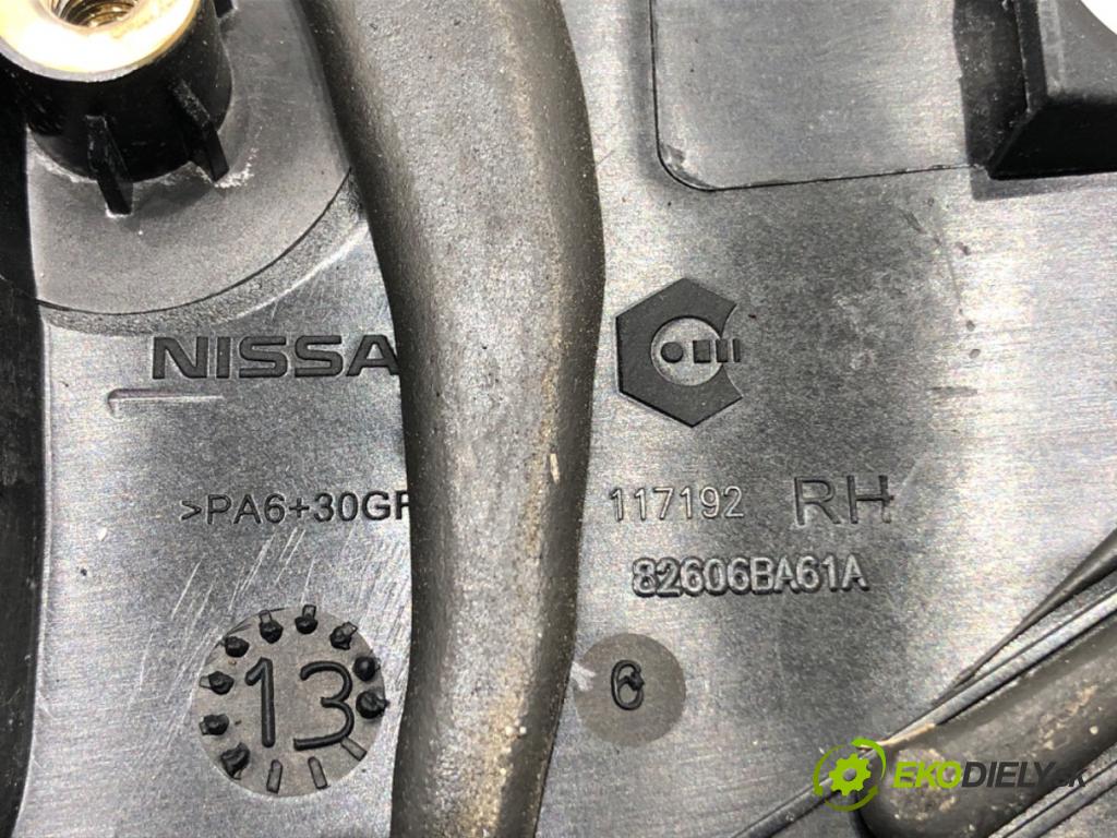 NISSAN JUKE (F15) 2010 - 2022    1.6 DIG-T 140 kW [190 KM] benzyna 2010 - 2022  Kľučka vonkajšia pravy zad 82606BA61A
