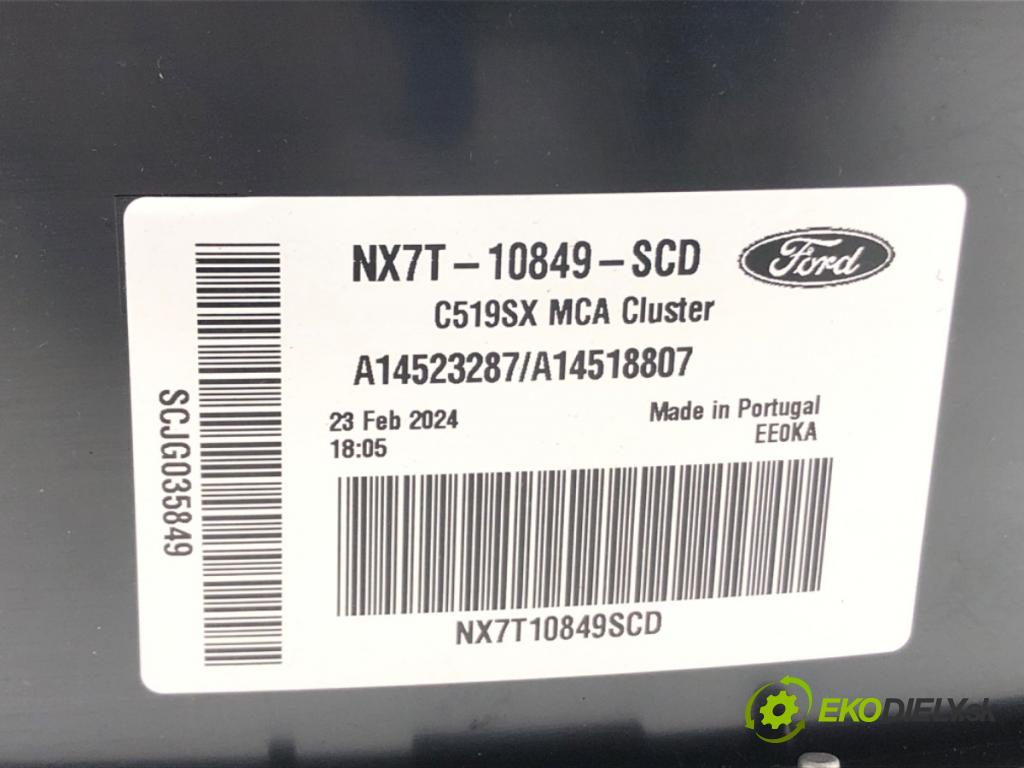 FORD FOCUS IV Turnier (HP) 2018 - 2022    1.5 EcoBlue 88 kW [120 KM] olej napędowy 2018 - 2022  Prístrojovka NX7T-10849–SCD (Prístrojové dosky, displeje)