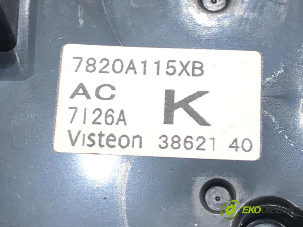 MITSUBISHI OUTLANDER II (CW_W) 2006 - 2012    2.4 4WD (CW5W) 125 kW [170 KM] benzyna 2007 - 2012  Panel ovládania kúrenia 7820A115XB (Prepínače, spínače, tlačidlá a ovládače kúrenia)