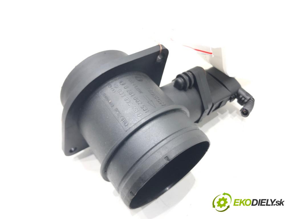 SEAT LEON (1P1) 2005 - 2013    1.9 TDI 77 kW [105 KM] olej napędowy 2005 - 2010  Váha vzduchu 038906461B (Váhy vzduchu)