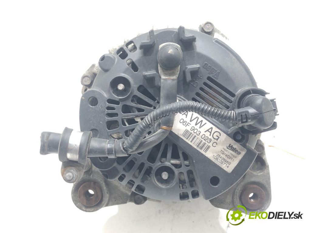 SEAT LEON (1P1) 2005 - 2013    1.9 TDI 77 kW [105 KM] olej napędowy 2005 - 2010  Alternátor 06F903023C (Alternátory)