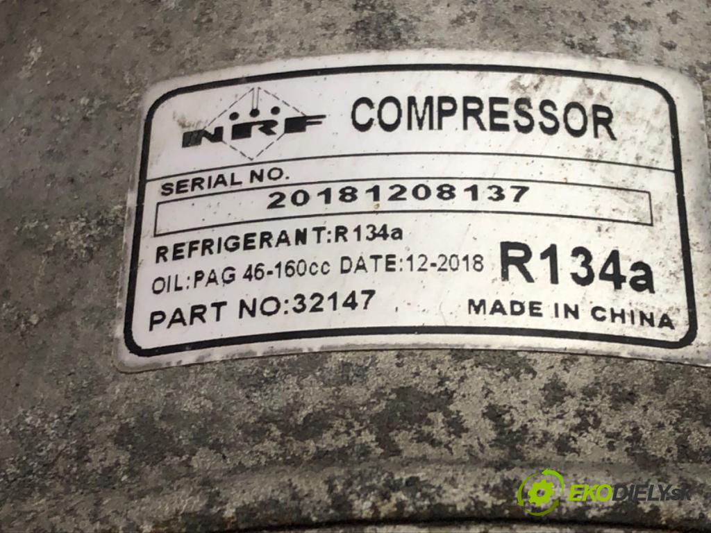 SEAT IBIZA IV (6J5, 6P1) 2008 - 2017    1.6 TDI 66 kW [90 KM] olej napędowy 2009 - 2015  Kompresor klimatizácie 20181208137 (Kompresory klimatizácie)