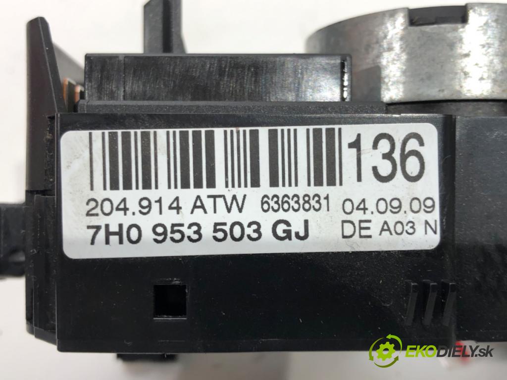 SEAT IBIZA IV (6J5, 6P1) 2008 - 2017    1.6 TDI 66 kW [90 KM] olej napędowy 2009 - 2015  Prepínač kombinovaný 7H0953503GJ (Prepínače, spínače, tlačidlá a ovládače kúrenia)