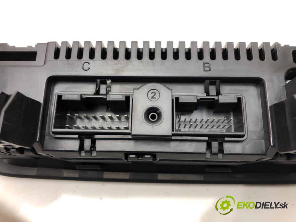 SEAT IBIZA IV (6J5, 6P1) 2008 - 2017    1.6 TDI 66 kW [90 KM] olej napędowy 2009 - 2015  Panel ovládania kúrenia 6J0820043A (Prepínače, spínače, tlačidlá a ovládače kúrenia)
