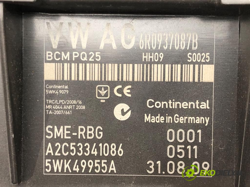 SEAT IBIZA IV (6J5, 6P1) 2008 - 2017    1.6 TDI 66 kW [90 KM] olej napędowy 2009 - 2015  Modul BCM 6R0937087B (Ostatné)