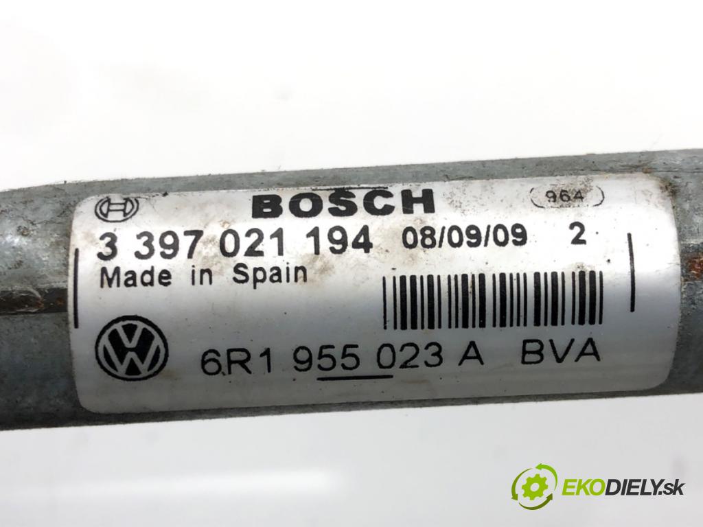 SEAT IBIZA IV (6J5, 6P1) 2008 - 2017    1.6 TDI 66 kW [90 KM] olej napędowy 2009 - 2015  Mechanizmus stieračov predný 6R1955023A (Motorčeky stieračov predné)