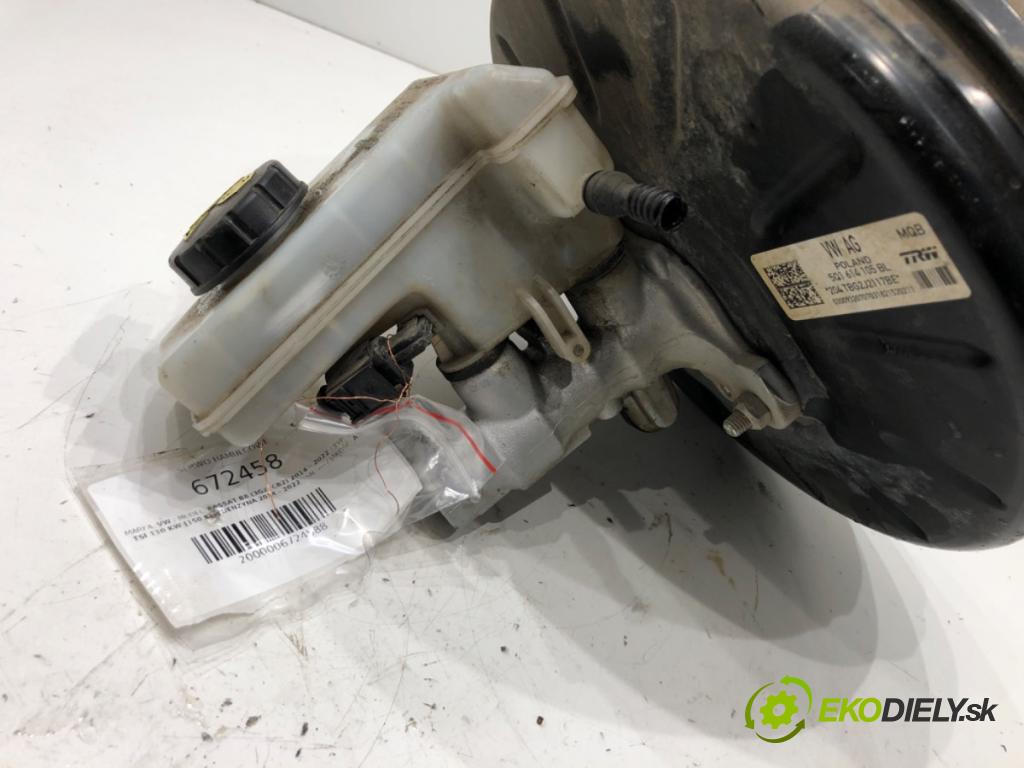 VW PASSAT B8 (3G2, CB2) 2014 - 2022    1.4 TSI 110 kW [150 KM] benzyna 2014 - 2022  Posilovač bŕzd 5Q1614105BL