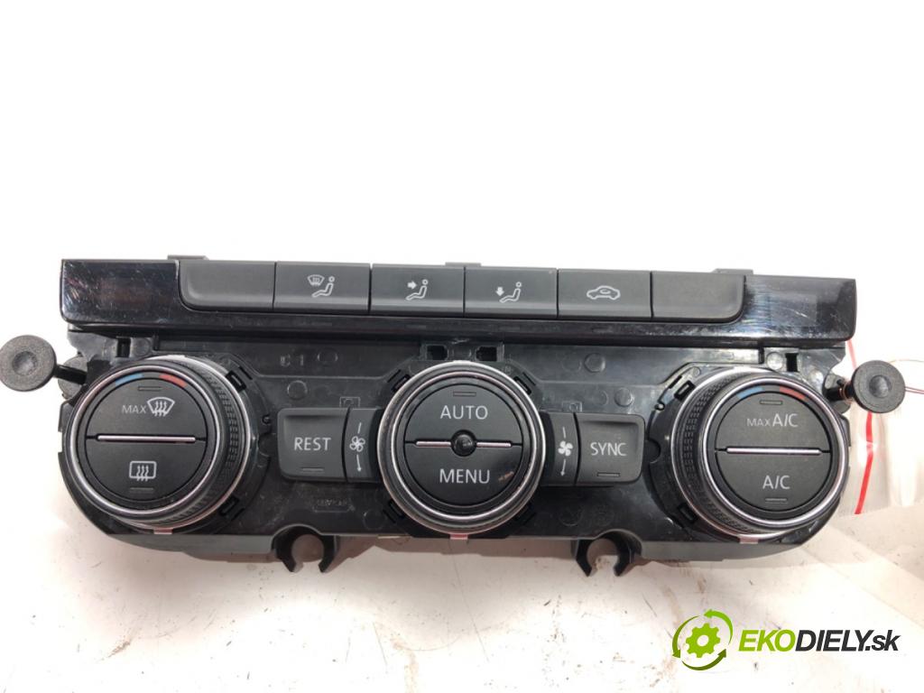 VW PASSAT B8 (3G2, CB2) 2014 - 2022    1.4 TSI 110 kW [150 KM] benzyna 2014 - 2022  Panel ovládania kúrenia 5G0907044BF (Prepínače, spínače, tlačidlá a ovládače kúrenia)