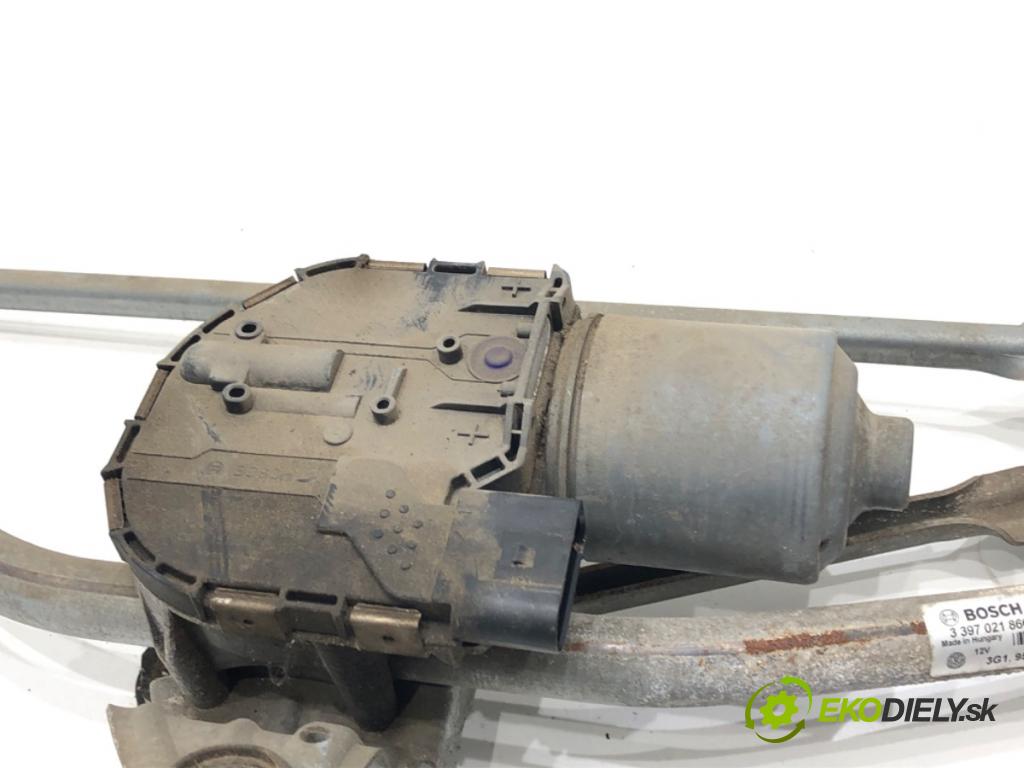 VW PASSAT B8 (3G2, CB2) 2014 - 2022    1.4 TSI 110 kW [150 KM] benzyna 2014 - 2022  Mechanizmus stieračov predný 3G1955023C 3397021866 (Motorčeky stieračov predné)