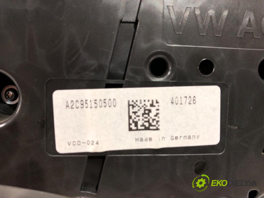 VW PASSAT B8 (3G2, CB2) 2014 - 2022    1.4 TSI 110 kW [150 KM] benzyna 2014 - 2022  Prístrojovka 3G0920750A (Prístrojové dosky, displeje)