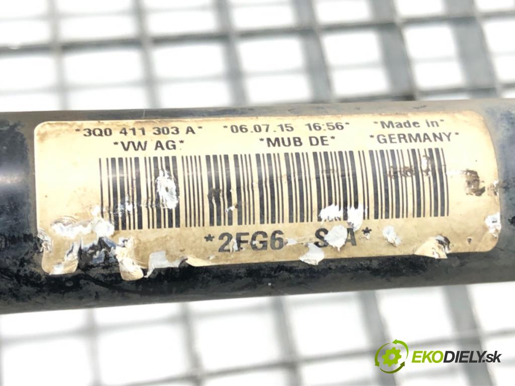 VW PASSAT B8 (3G2, CB2) 2014 - 2022    1.4 TSI 110 kW [150 KM] benzyna 2014 - 2022  Tyč stabilizátora predný 3Q0411303A (Tyče stabilizátora)
