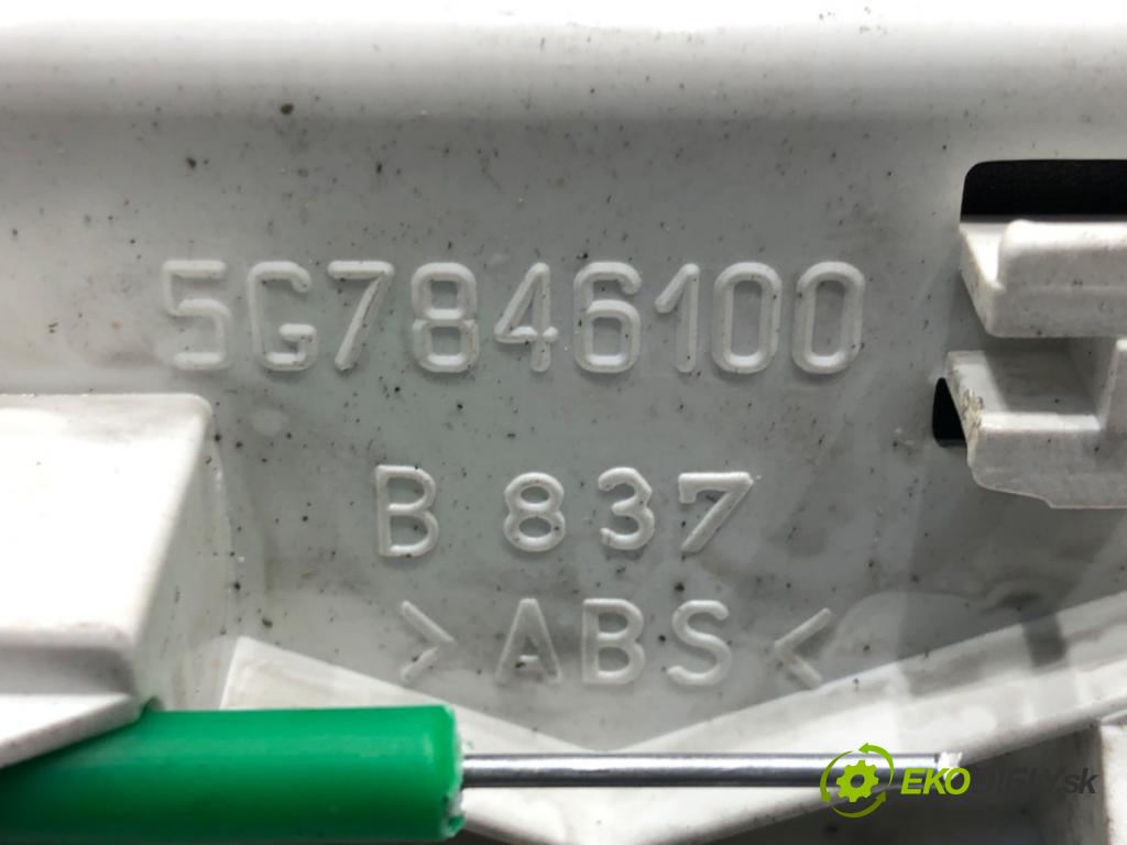FIAT BRAVO II (198_) 2006 - 2022    1.9 D Multijet (198AXB1A) 88 kW [120 KM] olej napędowy 2007 - 2014  Panel ovládania kúrenia 5G7846100 (Prepínače, spínače, tlačidlá a ovládače kúrenia)
