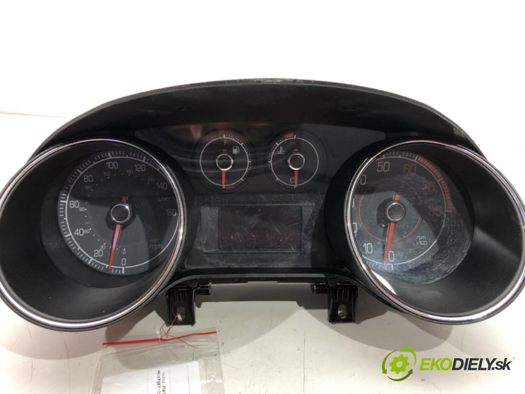 FIAT BRAVO II (198_) 2006 - 2022    1.9 D Multijet (198AXB1A) 88 kW [120 KM] olej napędowy 2007 - 2014  Prístrojovka 51821231 (Prístrojové dosky, displeje)