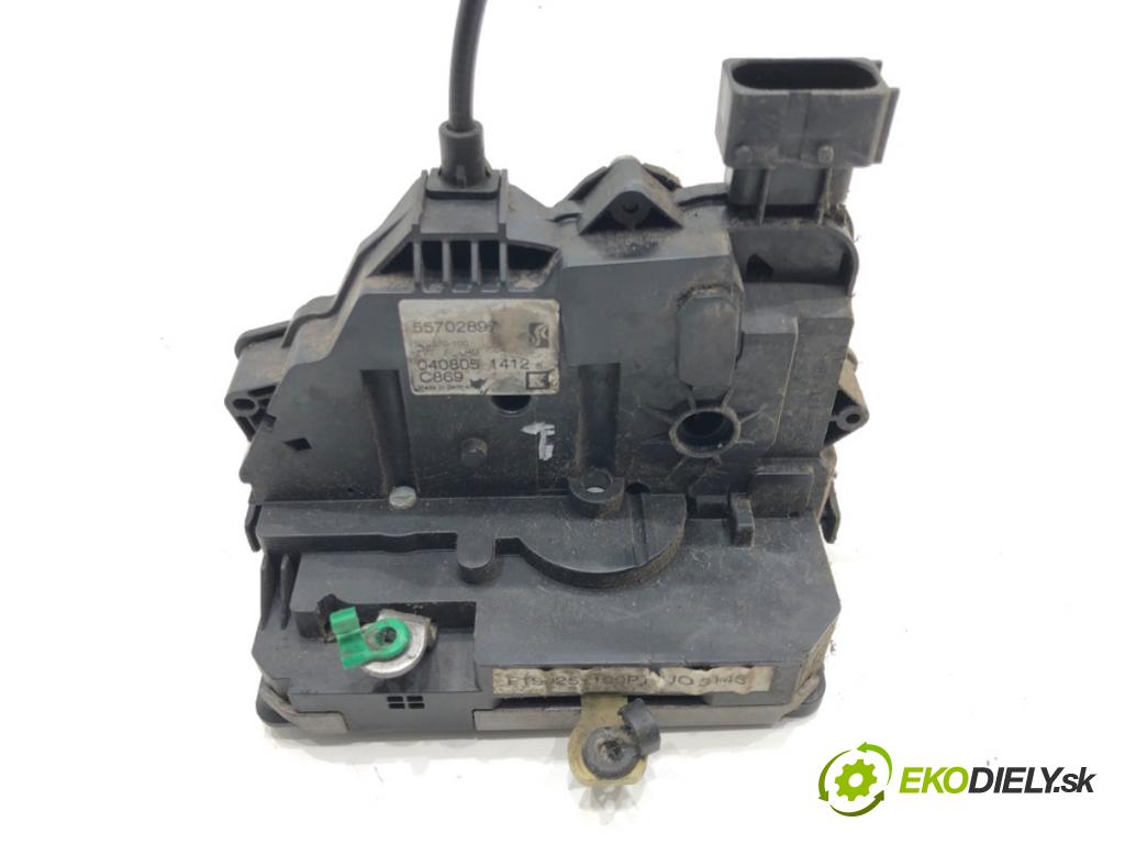FIAT GRANDE PUNTO (199_) 2005 - 2022    1.4 (199AXB11, 199AXB1A, 199BXB1A, 199AXL1A) 57 kW [77 KM] benzyna 2005 - 2015  zámok dveře levý přední část 55702897