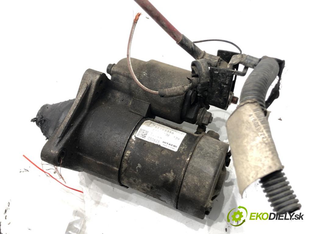 FIAT GRANDE PUNTO (199_) 2005 - 2022    1.4 (199AXB11, 199AXB1A, 199BXB1A, 199AXL1A) 57 kW [77 KM] benzyna 2005 - 2015  Štartér 55193356 (Štartéry)