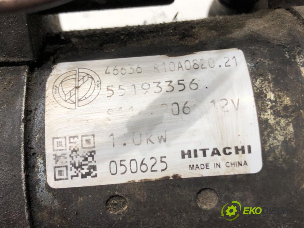 FIAT GRANDE PUNTO (199_) 2005 - 2022    1.4 (199AXB11, 199AXB1A, 199BXB1A, 199AXL1A) 57 kW [77 KM] benzyna 2005 - 2015  Štartér 55193356 (Štartéry)