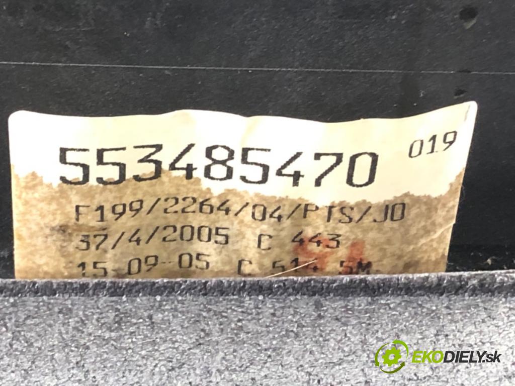 FIAT GRANDE PUNTO (199_) 2005 - 2022    1.4 (199AXB11, 199AXB1A, 199BXB1A, 199AXL1A) 57 kW [77 KM] benzyna 2005 - 2015  Kulisa 553485470 (Rýchlostné páky / kulisy)