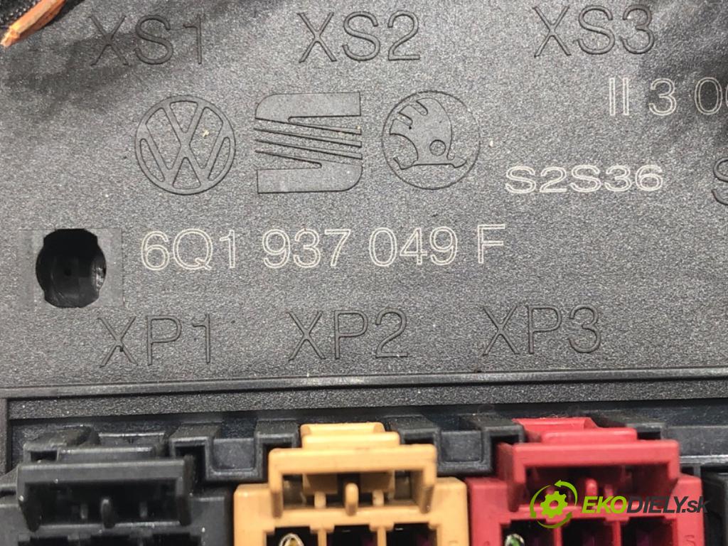 VW POLO (9N_, 9A_) 2001 - 2014    1.4 TDI 51 kW [70 KM] olej napędowy 2005 - 2009  Modul komfortu 6Q1937049F (Moduly komfortu)