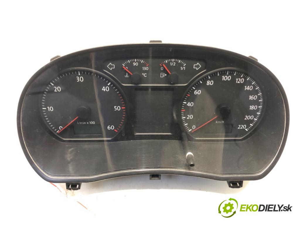 VW POLO (9N_, 9A_) 2001 - 2014    1.4 TDI 51 kW [70 KM] olej napędowy 2005 - 2009  Prístrojovka 6Q0920825F (Prístrojové dosky, displeje)